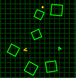 Jeu de combat spatial retro